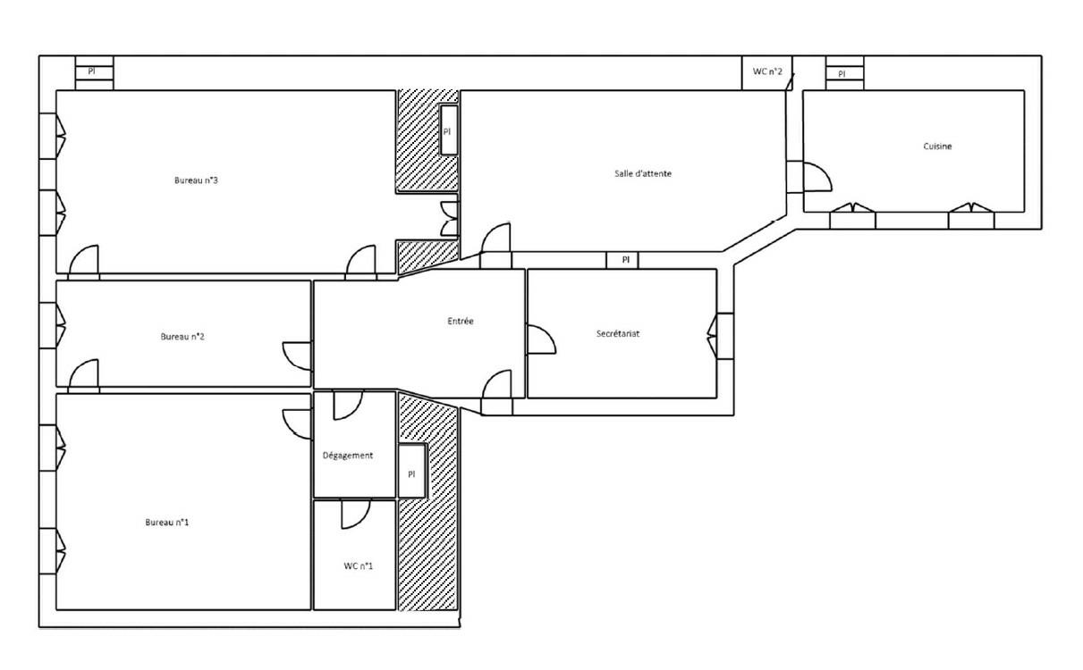 Bureau Rennes 145m² Location bureau Rennes Ille-et-Vilaine OLBUR2420637 1